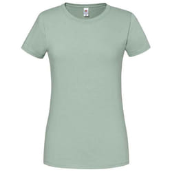 Fruit Of The Loom Womens/Ladies Iconic Ringspun Cotton T-Shirt - XS, Sage