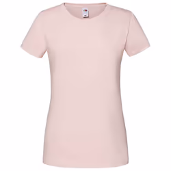 Fruit Of The Loom Womens/Ladies Iconic Ringspun Cotton T-Shirt - XS, Powder Rose
