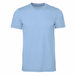 Gildan Mens Midweight Soft Touch T-Shirt - 2XL, Light Blue