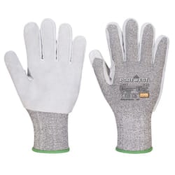 Portwest Unisex Adult A674 CS F13 Leather Cut Resistant Gloves - XS, Black