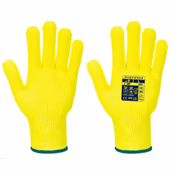 Portwest Unisex Adult A688 Pro Cut Resistant Liner Gloves - M, Yellow