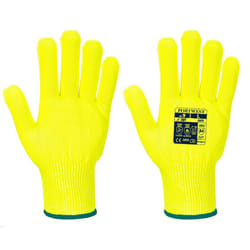 Portwest Unisex Adult A688 Pro Cut Resistant Liner Gloves - M, Yellow