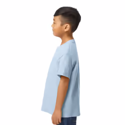 Gildan Childrens/Kids Midweight Soft Touch T-Shirt - 3-4 Years, Light Blue