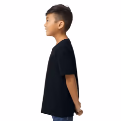Gildan Childrens/Kids Midweight Soft Touch T-Shirt - 12-14 Years, Pitch Black