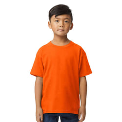 Gildan Childrens/Kids Midweight Soft Touch T-Shirt - 3-4 Years, Orange
