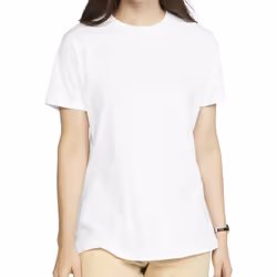 Gildan Womens/Ladies CVC Soft Touch T-Shirt - S, White