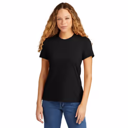 Gildan Womens/Ladies CVC Soft Touch T-Shirt - L, Pitch Black