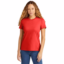Gildan Womens/Ladies CVC Soft Touch T-Shirt - S, Red Mist