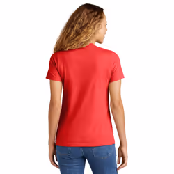 Gildan Womens/Ladies CVC Soft Touch T-Shirt - S, Red Mist