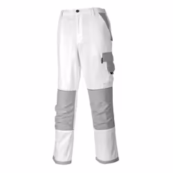 Portwest Mens Painters Pro Work Trousers - XS R, White