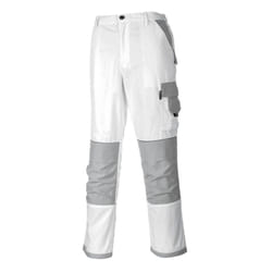 Portwest Mens Painters Pro Work Trousers - XS R, White