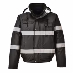 Portwest Mens Iona Lite Bomber Jacket - 3XL, Black