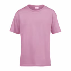 Gildan Mens Softstyle T-Shirt - 3XL, Charity Pink