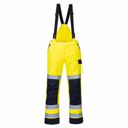 Portwest Mens Modaflame Rain Multi-Norm Waterproof Trousers - XXL, Yellow/Navy