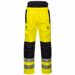 Portwest Mens PW3 Extreme Hi-Vis Waterproof Trousers - 38R, Yellow/Black