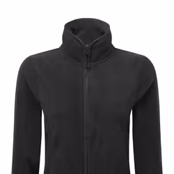 Premier Womens/Ladies Artisan Contrast Trim Fleece Jacket - M, Black/Black