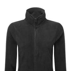 Premier Womens/Ladies Artisan Contrast Trim Fleece Jacket - XS, Black/Black