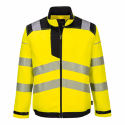 Portwest Mens PW3 Hi-Vis Work Jacket - XL, Yellow/Black