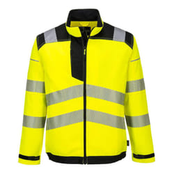 Portwest Mens PW3 Hi-Vis Work Jacket - XL, Yellow/Black