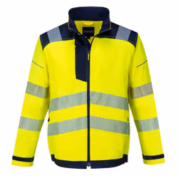 Portwest Mens PW3 Hi-Vis Work Jacket - XXL, Yellow/Navy