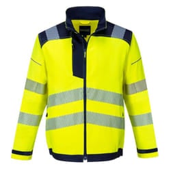 Portwest Mens PW3 Hi-Vis Work Jacket - XXL, Yellow/Navy