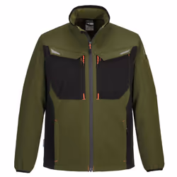 Portwest Mens WX3 Softshell Jacket - S, Olive Green