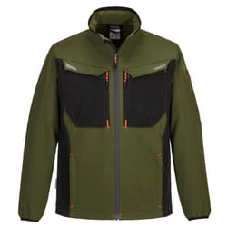 Portwest Mens WX3 Softshell Jacket - S, Olive Green
