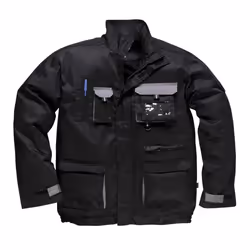 Portwest Mens Texo Contrast Jacket - L, Black
