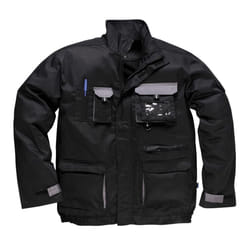 Portwest Mens Texo Contrast Jacket - L, Black