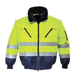 Portwest Mens PJ50 Hi-Vis 3 In 1 Jacket - XL, Yellow/Navy