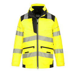 Portwest Mens PW3 5 In 1 Hi-Vis Jacket - 4XL, Yellow/Black