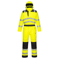 Portwest Unisex Adult PW3 Hi-Vis Overalls - 55R, Yellow/Black