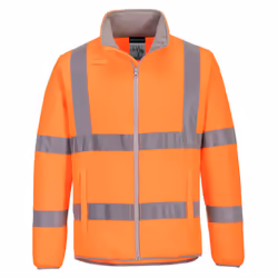 Portwest Mens Eco Friendly Hi-Vis Safety Fleece Jacket - XXL, Orange