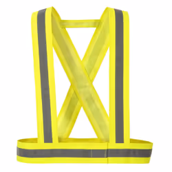 Portwest High-Vis Strap Vest - One Size, Yellow