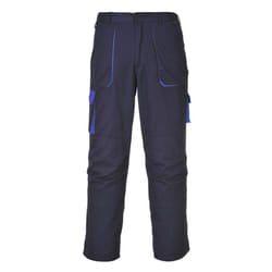 Portwest Mens Texo Contrast Work Trousers - XS R, Navy