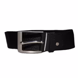 Forest Mens Adult Textured Leather Belt - L, Black
