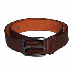 Forest Mens Adult Textured Leather Belt - M, Brown