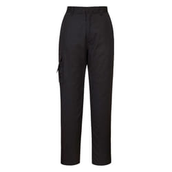 Portwest Womens/Ladies C099 Cargo Trousers - M R, Black