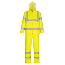 Portwest Unisex Adult Hi-Vis Packaway Rain Suit - 3XL, Yellow