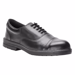 Portwest Mens Steelite Executive Leather Oxford Shoes - 6.5 UK, Black