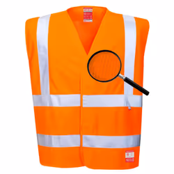 Portwest Mens Flame Resistant Anti-Static Safety Hi-Vis Vest - XXL-3XL, Orange