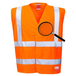 Portwest Mens Flame Resistant Anti-Static Safety Hi-Vis Vest - XXL-3XL, Orange