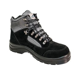 Portwest Mens Leather All Weather Hiking Boots - 6.5 UK, Black