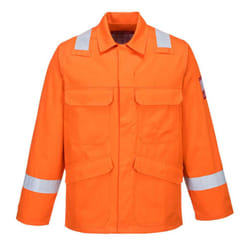 Portwest Mens FR25 Bizflame Plus Jacket - 3XL, Orange