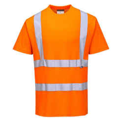 Portwest Mens S170 Hi-Vis Comfort T-Shirt - M, Orange