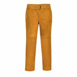 Portwest Mens Welding Leather Trousers - XL, Tan