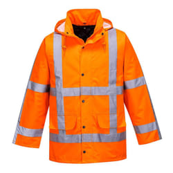 Portwest Mens RWS Hi-Vis Winter Traffic Jacket - XXL, Orange