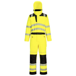Portwest Unisex Adult PW3 Waterproof Hi-Vis Overalls - 41R, Yellow/Black