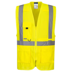 Portwest Mens C357 Hi-Vis Vest - 3XL, Yellow