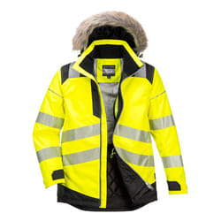 Portwest Mens PW3 Hi-Vis Winter Jacket - XXL, Yellow/Black